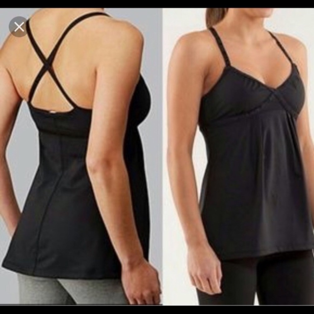 Lululemon ballerina dance strap tank top shirt